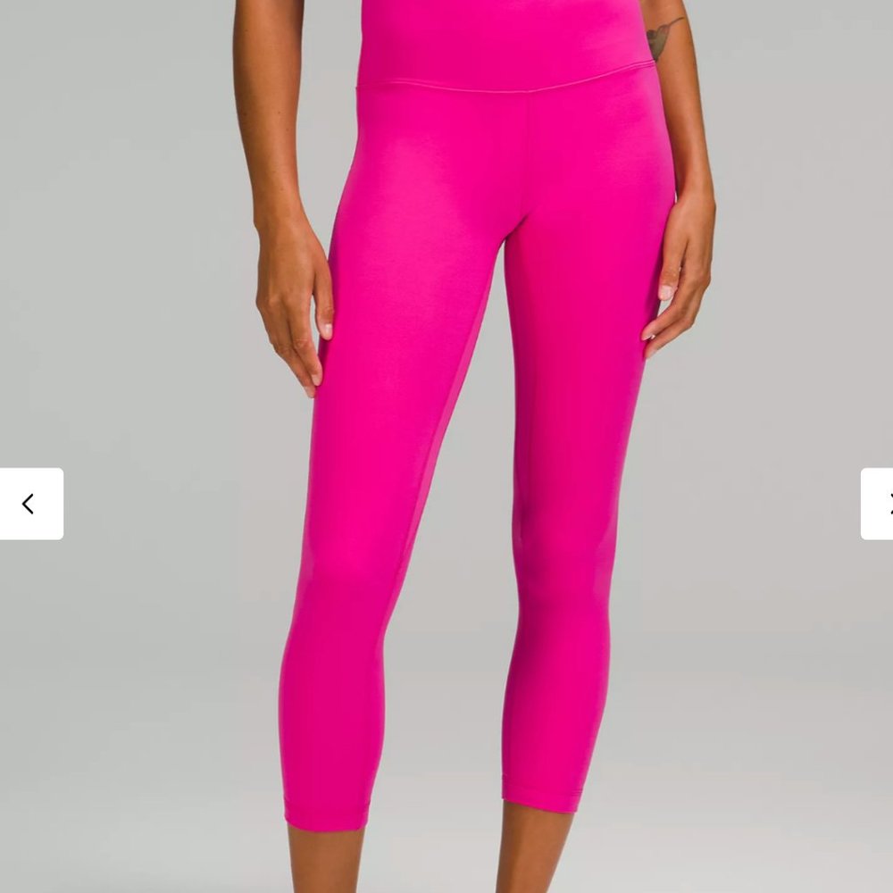 lululemon athletica Hot Pink High-Rise Leggings
